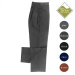 1/2 Elastic Waist Zip Front Trouser CTRB22