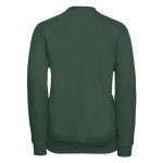 295g 50/50 PC Girls Sweatshirt Cardigan - JCK273-bottle-green-back