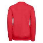 295g 50/50 PC Girls Sweatshirt Cardigan - JCK273-bright-red-back