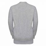 295g 50/50 PC Girls Sweatshirt Cardigan - JCK273-light-oxford-back