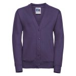 295g 50/50 PC Girls Sweatshirt Cardigan - JCK273-purple