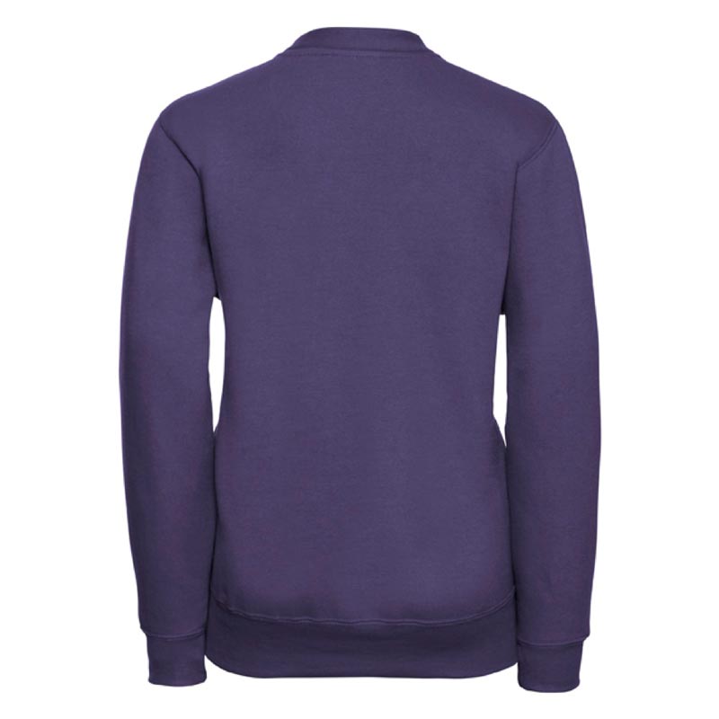 295g 50/50 PC Girls Sweatshirt Cardigan - JCK273-purple-back