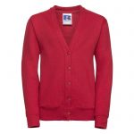 295g 50/50 PC Girls Sweatshirt Cardigan - JCK273-red