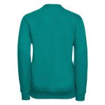 295g 50/50 PC Girls Sweatshirt Cardigan - JCK273-winter-emerald-back