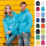295gsm 50/50PC Adults Set-In Hooded Sweatshirt - JSA575