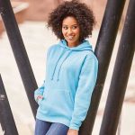 295gsm 50/50PC Adults Set-In Hooded Sweatshirt - JSA575