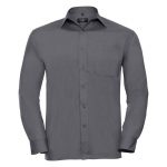 110g 65/35 PC Easy Care Poplin Shirt Long-Sleeve - JSHA934-convoy-grey