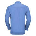 110g 65/35 PC Easy Care Poplin Shirt Long-Sleeve - JSHA934-corporate-blue-back