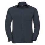 110g 65/35 PC Easy Care Poplin Shirt Long-Sleeve - JSHA934-french-navy