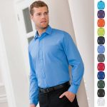 110g 65/35PC Easy Care Poplin Shirt Long-Sleeve-JSHA934
