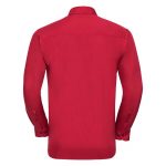 110g 65/35 PC Easy Care Poplin Shirt Long-Sleeve - JSHA934-red-back
