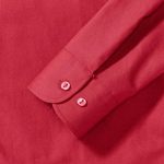 125g Ladies Pure Cotton Easy Care Poplin Shirt Long Sleeve - JSHL936-details2