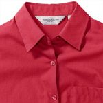125g Ladies Pure Cotton Easy Care Poplin Shirt Long Sleeve - JSHL936-details3