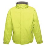 ‘Dover’ Fleece-Lined Waterproof Jacket - RJAA297-lime-grey