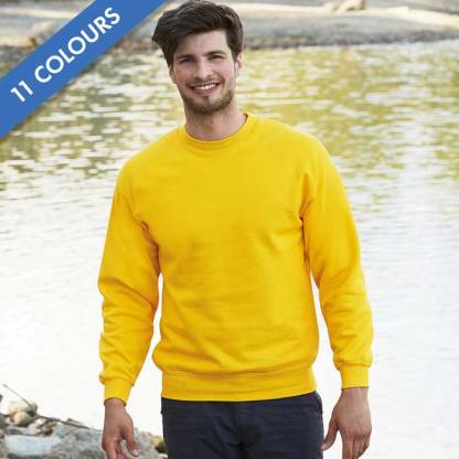 280gsm 80/20 CP Set-In Classic Crew Sweat Long Sleeve - SSDA