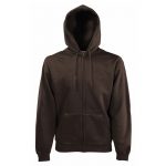 280g 70/30 CP Hooded Sweat Premium Jacket - SSHZA-chocolate