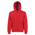 280g 70/30 CP Hooded Sweat Premium Jacket - SSHZA-red