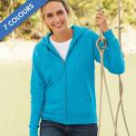 280g Ladies 70/30 CP Lady-Fit Hooded Sweat Premium Jacket - SSHZL