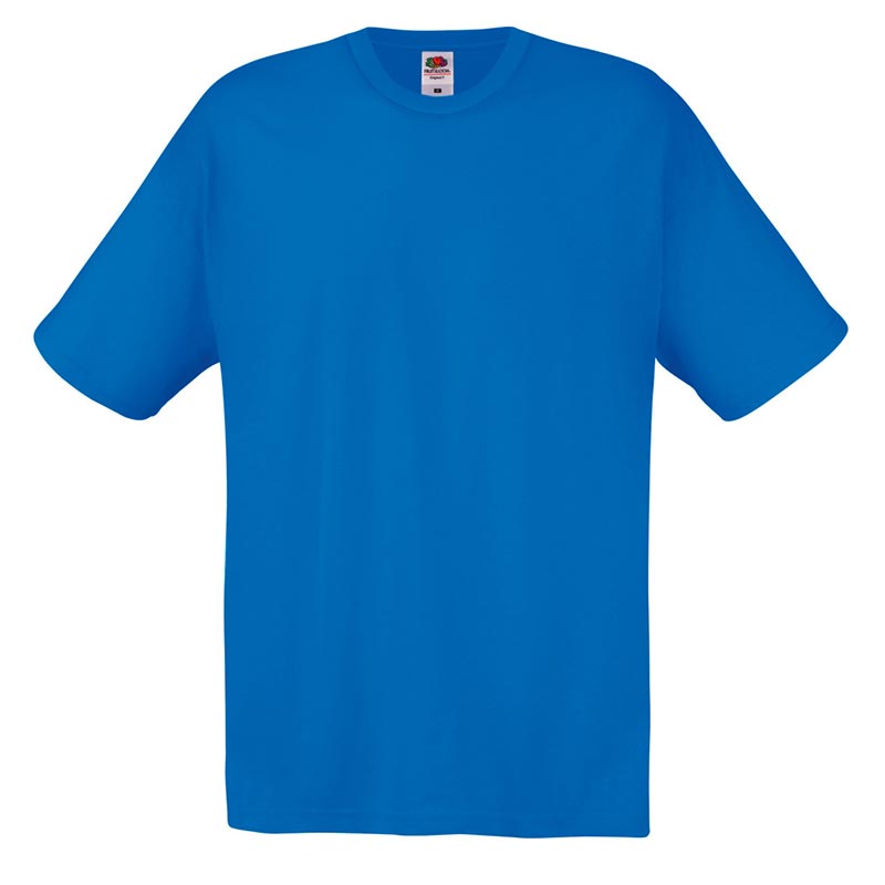145gsm 100% Cotton Full Cut Original T Shirt Short Sleeve - STFA-royal-blue