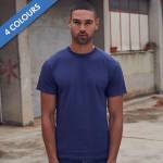 195gsm 100% Cotton, Belcoro® Yarn Heavy T Short Sleeve - STHA-white