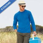 165gsm 100% Cotton, Belcoro® Yarn Valueweight Long Sleeve T - STLA