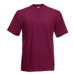 165gsm 100% Cotton, Belcoro® Yarn Valueweight T Short Sleeve - STVA-burgundy