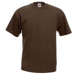 165gsm 100% Cotton, Belcoro® Yarn Valueweight T Short Sleeve - STVA-chocolate