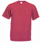 165gsm 100% Cotton, Belcoro® Yarn Valueweight T Short Sleeve - STVA-vintage-heather-red
