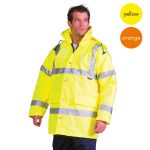 Hi Vis Best Value Traffic Jacket-WJAA354-model