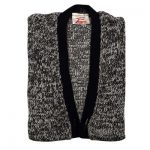 100% Acrylic Marl Waist Coat 2 Toggle Sleeveless - VCAA80-black