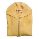Jumper with Front Zip and Collar VJUA16-yellow