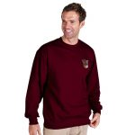 300g 70/30 CP Premium Hi-Spec Set-In Bell Baxter Crew SweatshirtTSA01-sweat-burgundy