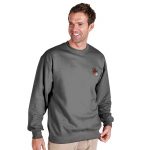 300g 70/30 CP Premium Hi-Spec Set-In Bell Baxter Crew SweatshirtTSA01-sweat-heather-grey