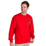 300g 70/30 CP Premium Hi-Spec Set-In Bell Baxter Crew SweatshirtTSA01-sweat-red