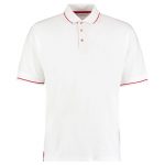 210gsm 100% Cotton Mens St Mellion Bowls Polo - KK606BOWLS-white-red