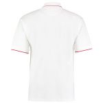 210gsm 100% Cotton Mens St Mellion Bowls Polo - KK606BOWLS-white-red-back