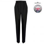Ladies Police Poly-Wool Trousers Black - WTRPA51