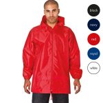 Pack-Away Showerproof Kagoul - TJAA03 - red