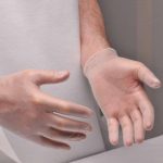 Powdered Vinyl Disposable Glove - A900CLR_LS_1