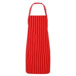 Value Bib Apron - CCAP1RED-STRIPE