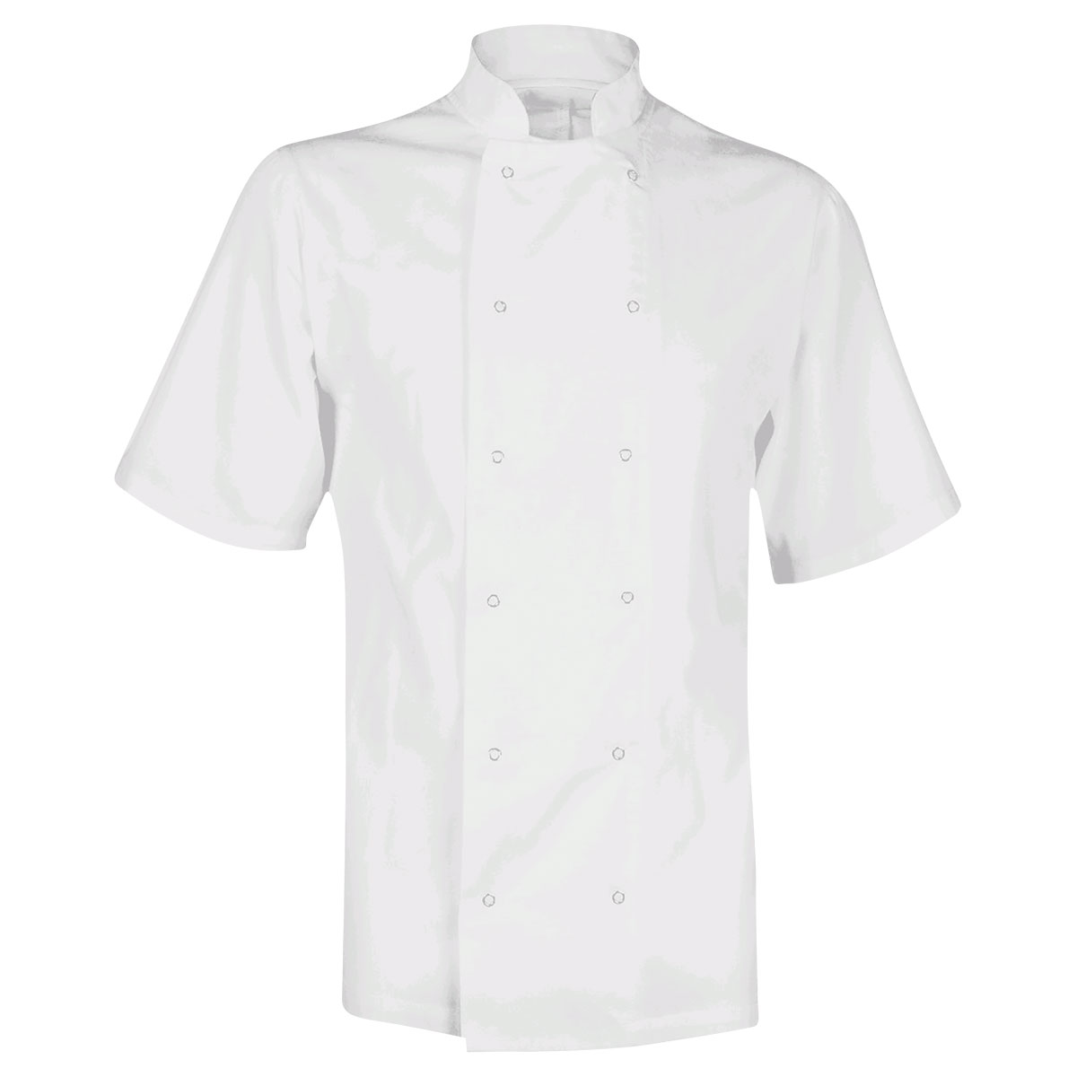 Value Chefs Jacket Unisex Short Sleeve - CCJ1-WHITE
