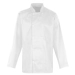 Value Chefs Jacket Unisex Long Sleeve - CCJ2-White