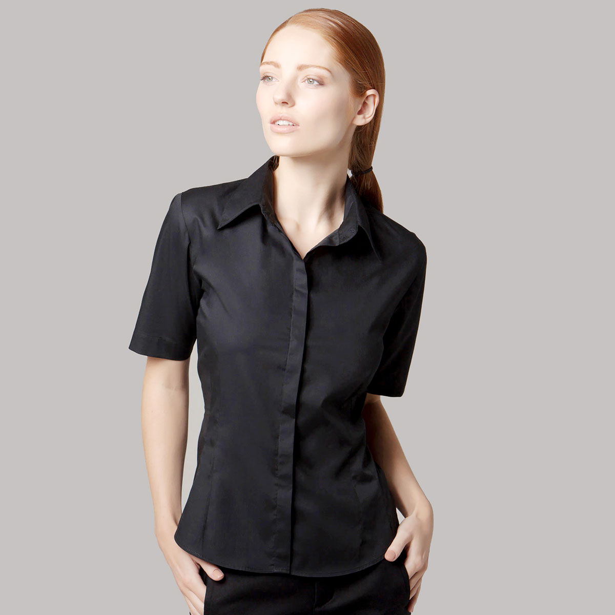 Ladies Bar Shirt Short Sleeve - KK735
