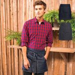 Jeans Stitch Denim Waist Apron - PR125_INDIGO