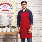 Colours Collection Bib Apron - PR150_RED-model