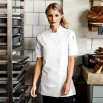 Ladies Short Sleeve Chef's Jacket - PR670