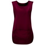 Standard Tabard With Pocket - WTAAB1-CTAB1-burgundy