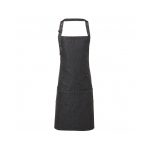 Jeans Stitch Denim Bib Apron - pr126_grey_denim_1