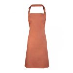 Colours Collection Bib Apron - pr150-chestnut