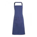 Colours Bib Apron with Pocket - pr154-marine-blue